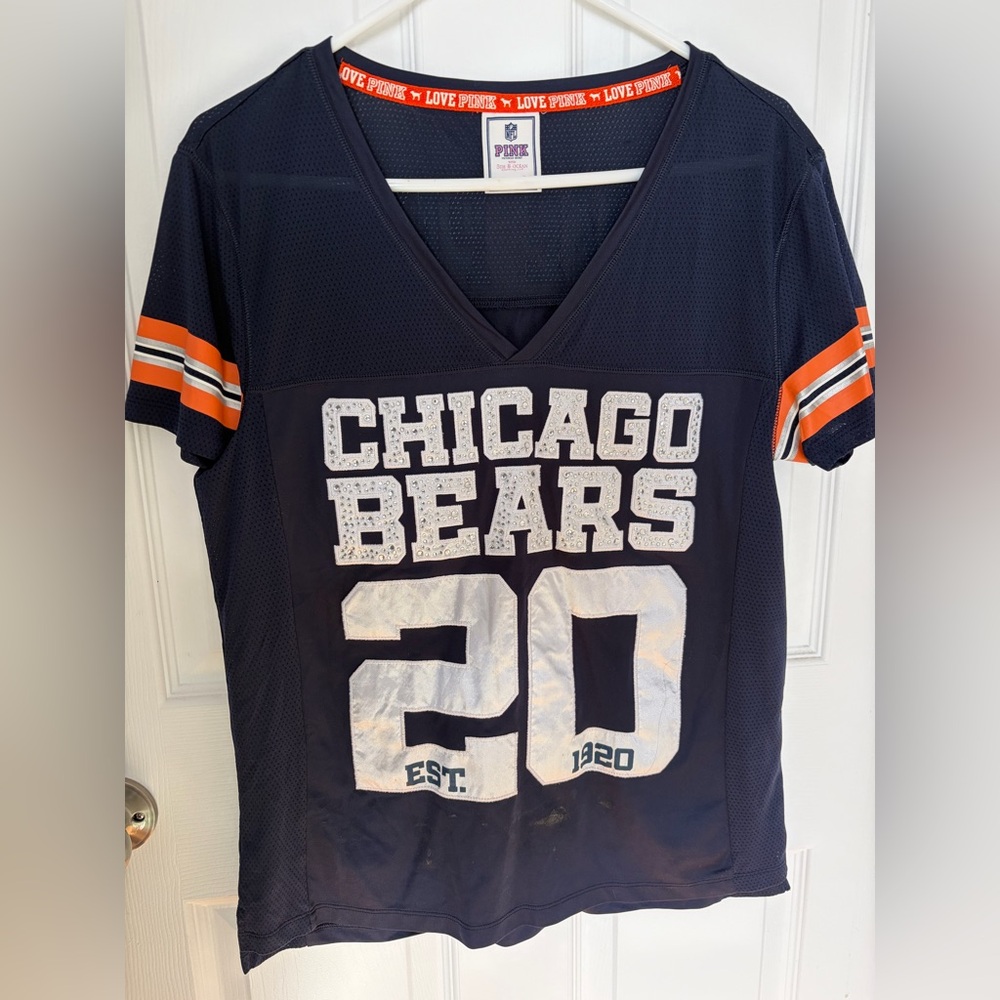 PINK Victoria's Secret Navy Chicago Bears jersey